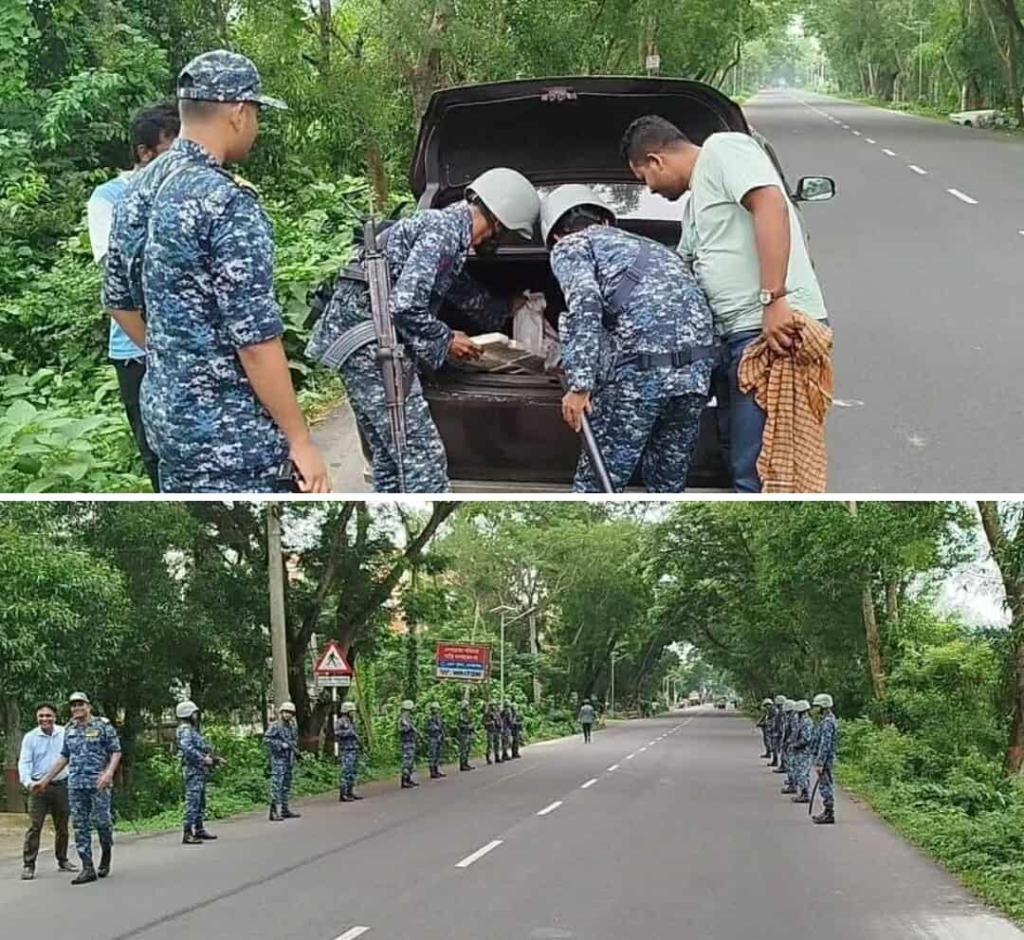 গোপালগঞ্জে চলছে কারফিউ, আইনশৃঙ্খলা রক্ষায় মাঠে কোস্ট গার্ড 4 img