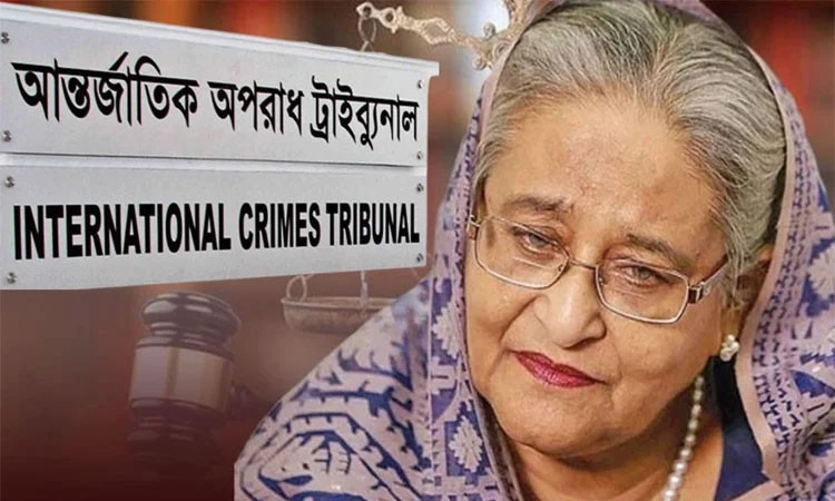 মানবতাবিরোধী অপরাধে শেখ হাসিনাসহ তিনজনের বিরুদ্ধে অভিযোগ গঠনের শুনানি শেষসোমবার আসামিপক্ষের বক্তব্য শুনবে ট্রাইব্যুনাল 4 img