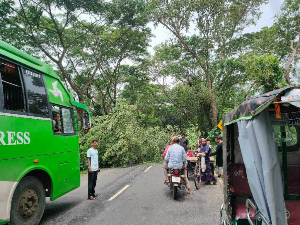 এনসিপির পদযাত্রা ঠেকাতে গোপালগঞ্জ-কোটালীপাড়া সড়কে অবরোধ 4 img